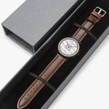 Judaica Hot Selling Ultra-Thin Leather Strap Ten Commandants Watch (Black) By BenJoy