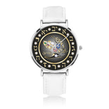 Personalized Initial Double Heart Torch Floral Watch By BenJoy