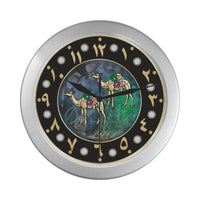 Arabic Original Camel Silver Wall Clock Design By BenJoy