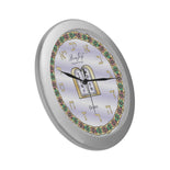 Wall Clock / Ten Commandments By BenJoy Silver Boys Celebrating Elegant Wall Clock