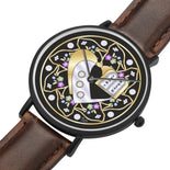 Double Heart Ten Commandments Floral Watch By BenJoy