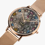 Judaica Fashion "Name" Ultra-thin Stainless Steel Quartz Watch By: BenJoy