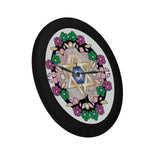 Judaica Wall Clock Star of David By BenJoy Boys Celebrating Elegant Black Wall Clock