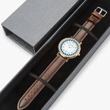 Arabic Hot Selling Ultra-Thin Leather Strap Watch (Rose Gold) By BenJoy