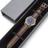 Arabic Stylish Leather Strap Watch (Gold) By BenJoy