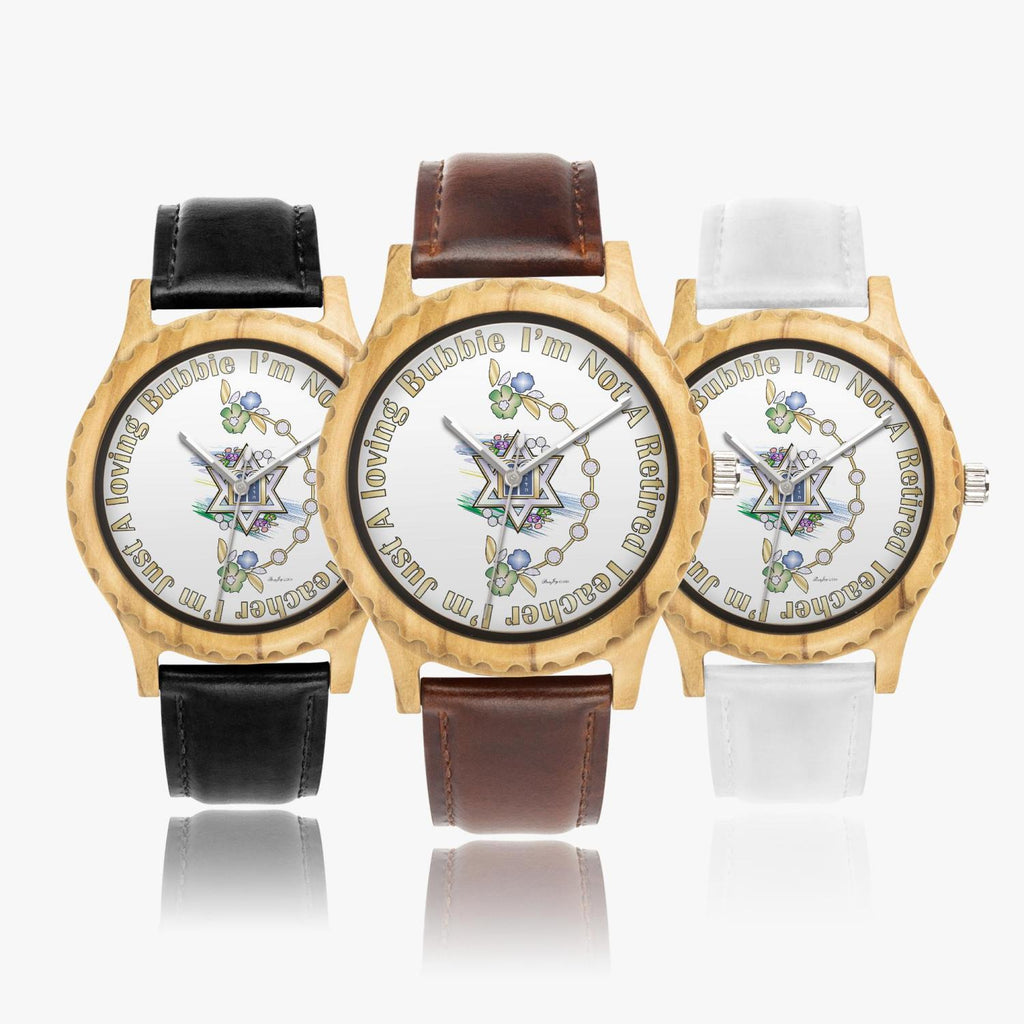 Judaica Star Of David Stylish Wooden Watch By BenJoy