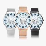 Arabic Stainless Steel Perpetual Calendar Chess Watch By BenJoy