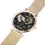 Double Heart Torch Personalized Watch By BenJoy