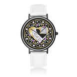 Double Heart Ten Commandments Floral Watch By BenJoy