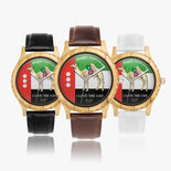 UAE Arabic Stylish Wooden Watch By Benjoy