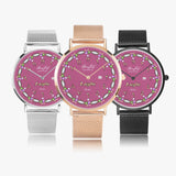 Arabic "Name" Stainless Steel Perpetual Calendar Quartz Watch By BenJoy