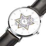 Silver And Gold Simple Star Of David Watch By BenJoy