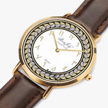 Arabic Hot Selling Ultra-Thin Leather Strap Quartz Watch (Rose Gold) By Benjoy