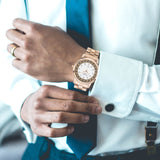 Arabic Folding Clasp Type Stainless Steel Quartz Watch by BenJoy