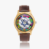 Judaica Star Of David Wooden Watch By BenJoy