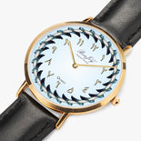 Arabic Hot Selling Ultra-Thin Leather Strap Watch (Rose Gold) By BenJoy