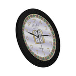 Wall Clock Judaic Ten Commandments By BenJoy Boys Celebrating Elegant Black Wall Clock