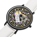 Double Heart Star Of David Chai Floral Watch By BenJoy