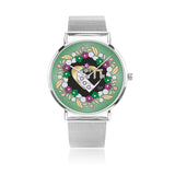 Judaica Chai Flower Heart Watch By BenJoy