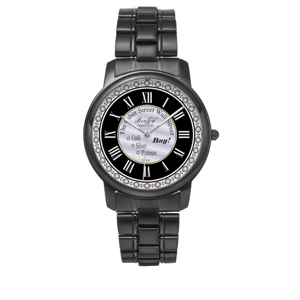 Wall Street "2021" Folding Clasp Type Stainless Steel Watch By BenJoy