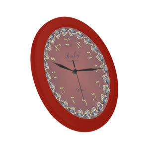 Judaic Wall Clock Design By BenJoy Boys Celebrating Elegant Black Wall Clock