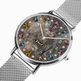 Judaica Fashion "Name" Ultra-thin Stainless Steel Quartz Watch By: BenJoy