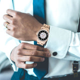 Wall Street "2021" Folding Clasp Type Stainless Steel Watch By BenJoy