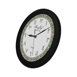 Arabic Dial Elegant Black Wall Clock By BenJoy