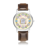 Gold Lining Ten Commandments Pink Floral Watch By BenJoy