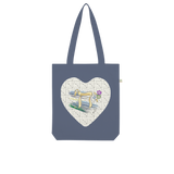 Judaica Chai Heart by BenJoy 103 Organic Tote Bag