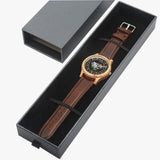 Judaica  Hebrew Initial  Stylish Wooden Watch By BenJoy