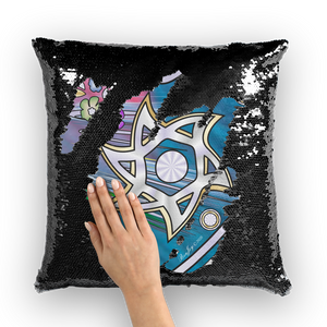 Judac Star of David 102 Judaic Star of David Sequin Cushion Cover