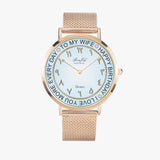 Arabic Fashion Ultra-thin Stainless Steel Watch By BenJoy