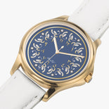 Arabic Stylish Leather Strap Watch (Gold) By BenJoy