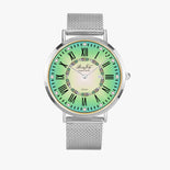 Roman Numerals Dial Stainless Steel  Perpetual Calendar Quartz Watch By BenJoy