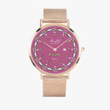 Arabic "Name" Stainless Steel Perpetual Calendar Quartz Watch By BenJoy