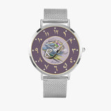 Arabic Initial "R" Stainless Steel Perpetual Calendar Watch By BenJoy