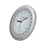 Judaic Wall Clock Design By BenJoy Silver Boys Celebrating Elegant Wall Clock