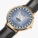 Arabic Ultra-Thin Leather Strap Watch (Rose Gold) By BenJoy