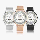Arabic "Name" Stainless Steel Perpetual Calendar Quartz Watch By BenJoy