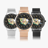 167. Arabic Heart Personalize "Initial R" Watch By Benjoy
