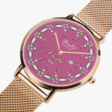 Arabic "Name" Stainless Steel Perpetual Calendar Quartz Watch By BenJoy