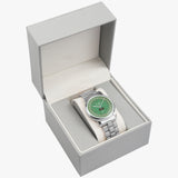 Arabic "Name" Folding Clasp Type Stainless Steel Watch By: BenJoy