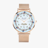 Arabic "Name" Stainless Steel Perpetual Calendar Quartz Watch By BenJoy