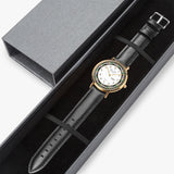 Arabic "Name" Ultra-Thin Leather Strap Quartz Watch (Rose Gold) By BenJoyr