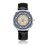 Purple And Gold Floral Lining Watch By BenJoy