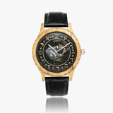 Judaica  Hebrew Initial  Stylish Wooden Watch By BenJoy
