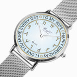 Arabic Fashion Ultra-thin Stainless Steel Watch By BenJoy