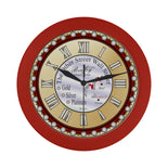 BenJoy Chart Design Gold Silver Platinum Watch Dial 664 Boys Celebrating Elegant Black Wall Clock