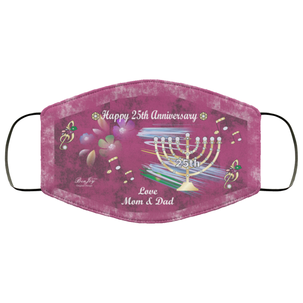 Happy Anniversary Face Mask By BenJoy